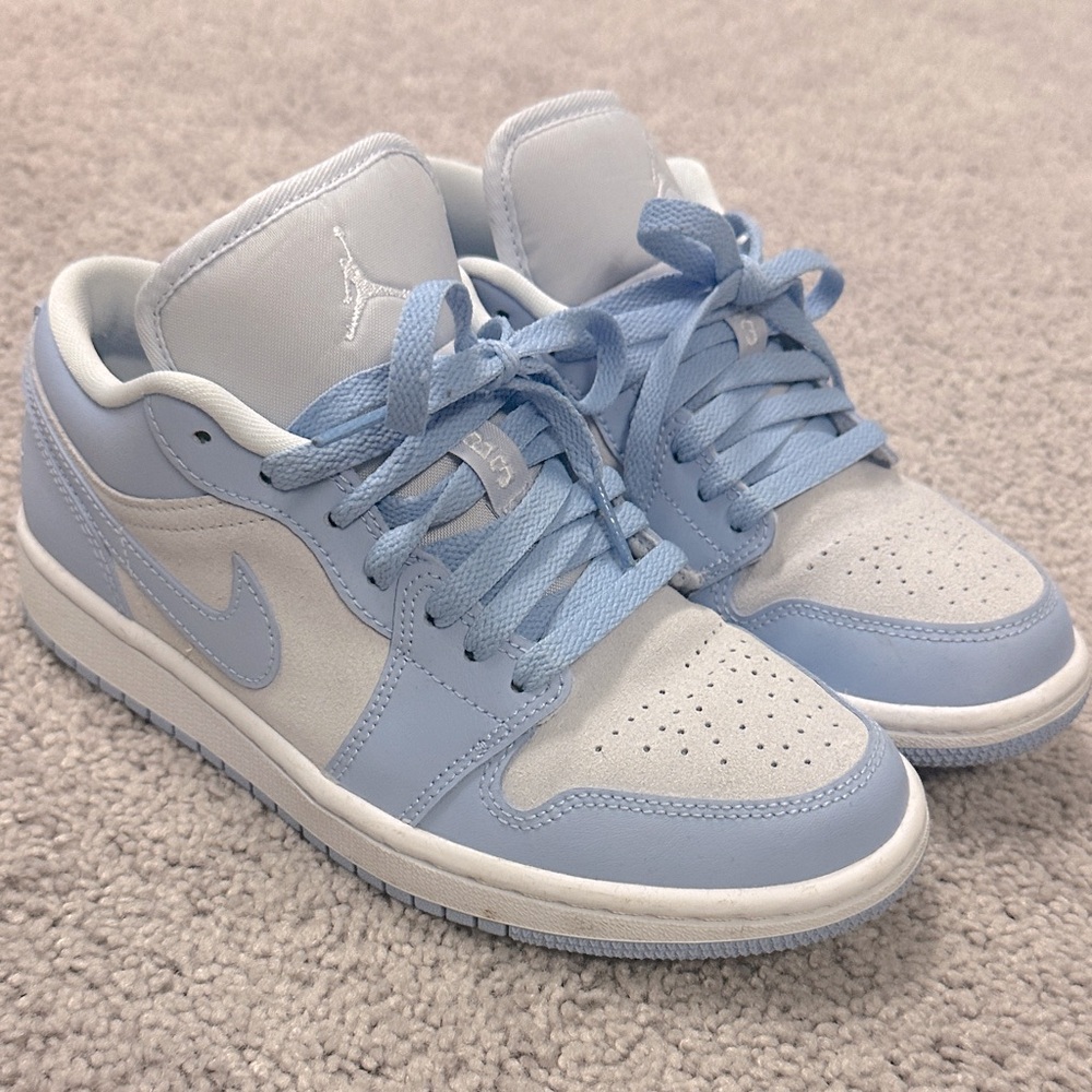 Air Jordan Light Blue and light grey Sneakers